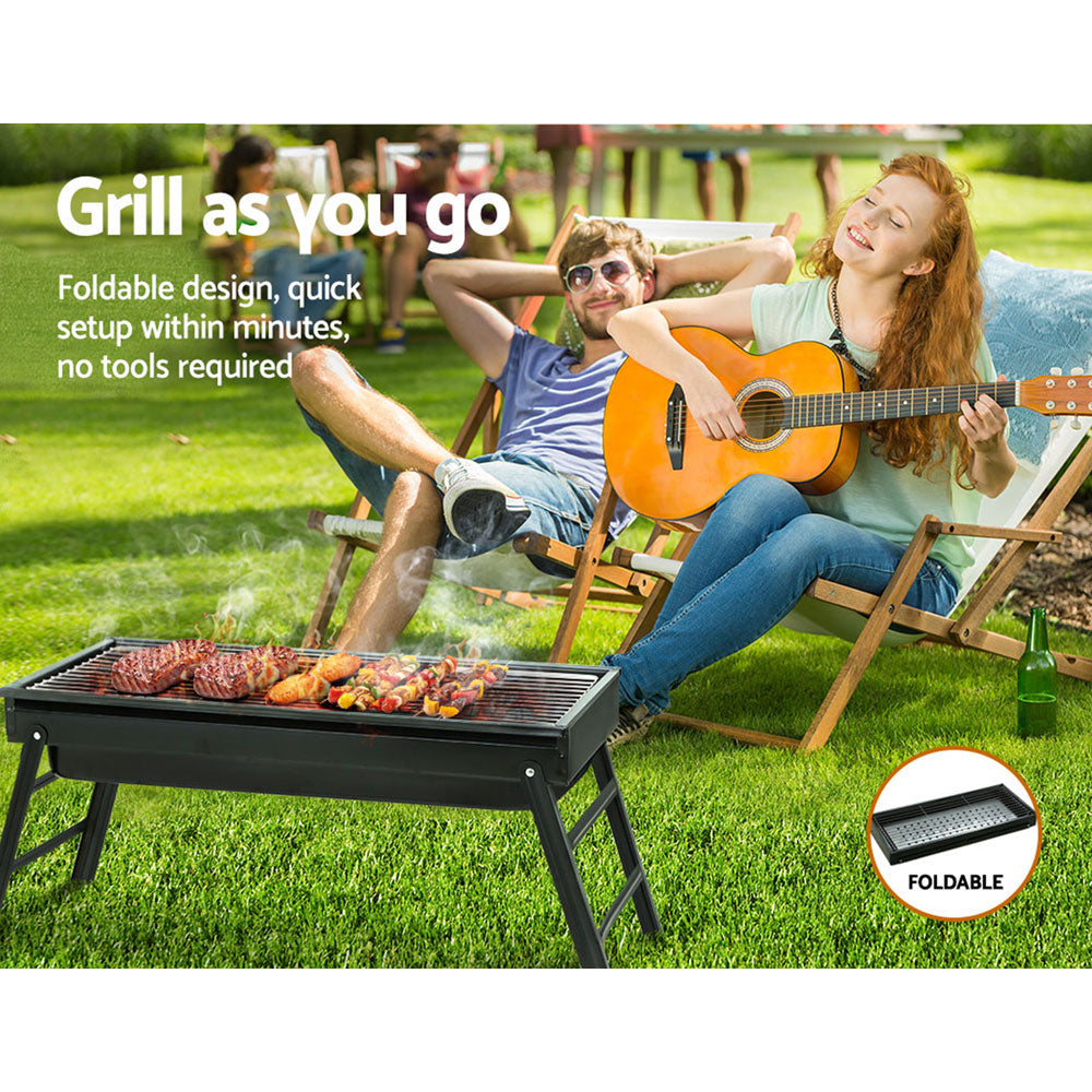 Bbq Grill Charcoal Smoker Foldable