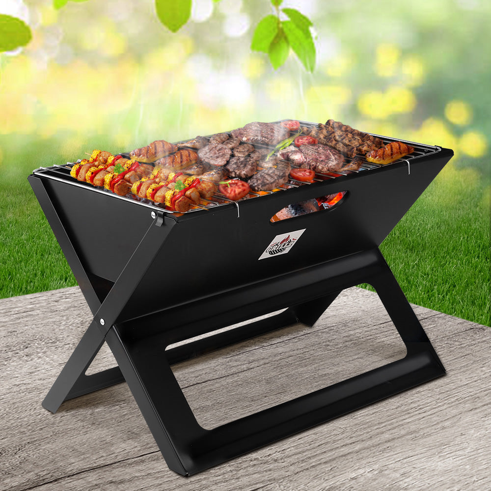 Bbq Grill Charcoal Smoker Foldable Outdoor