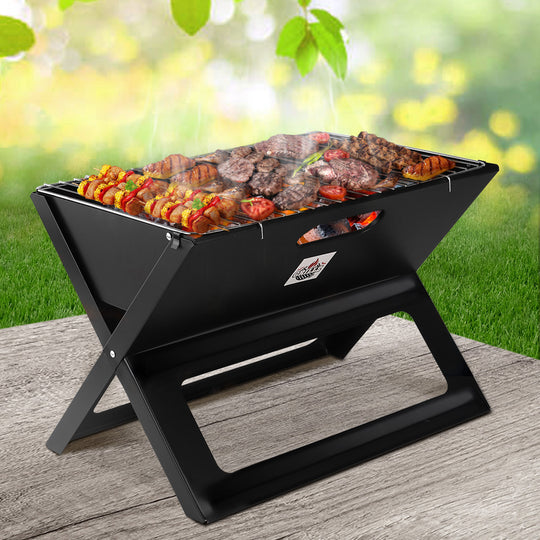 Bbq Grill Charcoal Smoker Foldable Outdoor - BBQ Tools