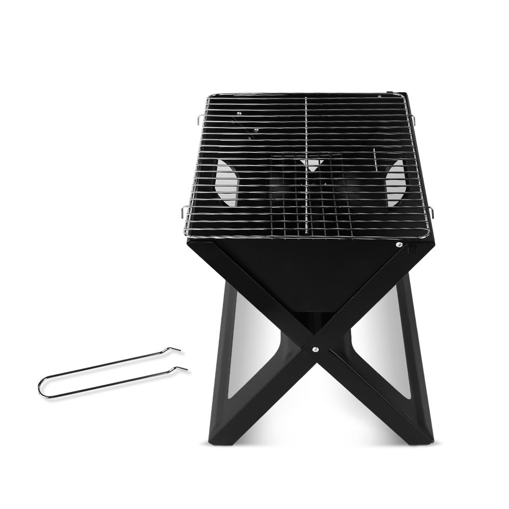 Bbq Grill Charcoal Smoker Foldable Outdoor