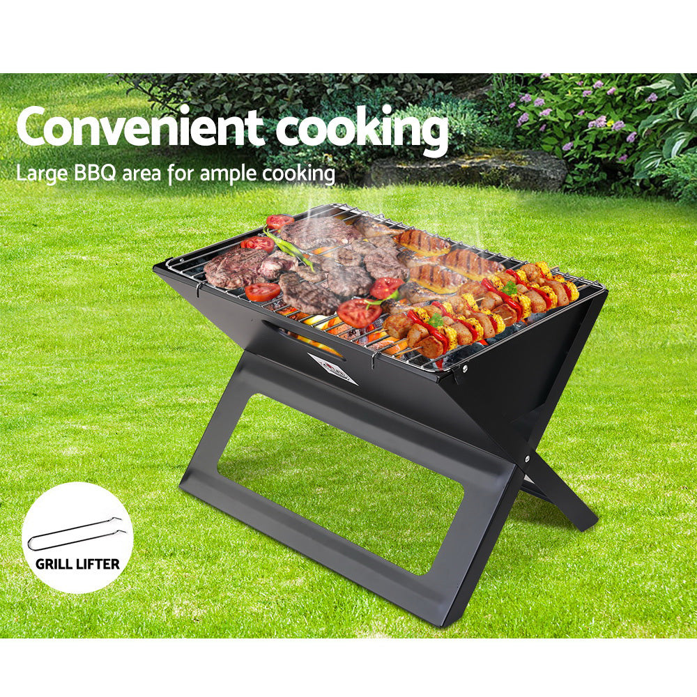 Bbq Grill Charcoal Smoker Foldable Outdoor