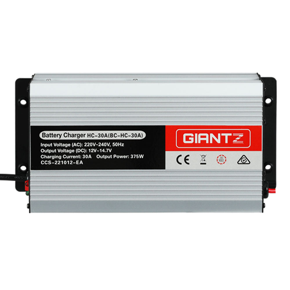 12V 30A Car Battery Charger 30Amp Atv 4Wd Boat Caravan