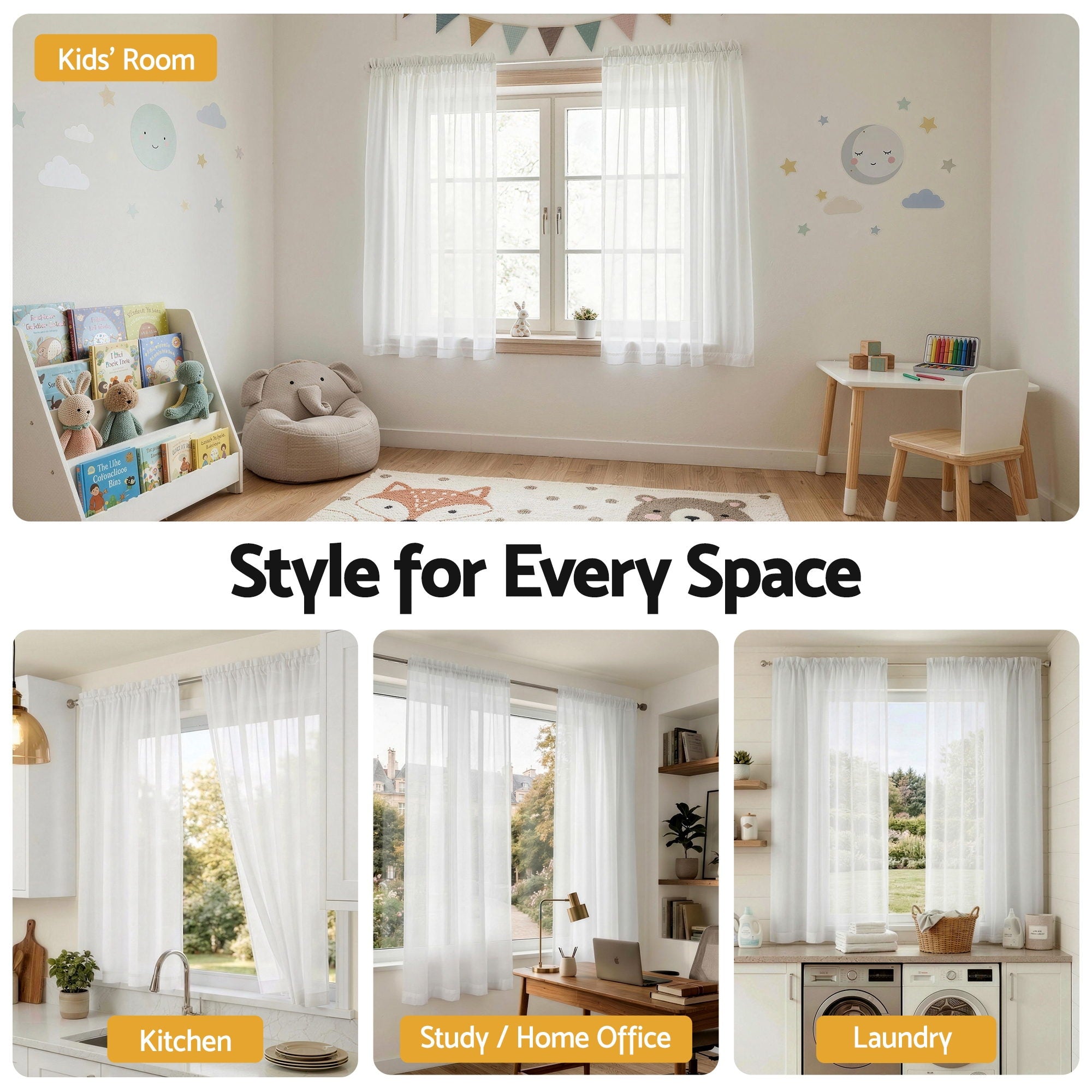 Artiss Blockout Curtains 132x160cm Rod Pocket | Simpledeals