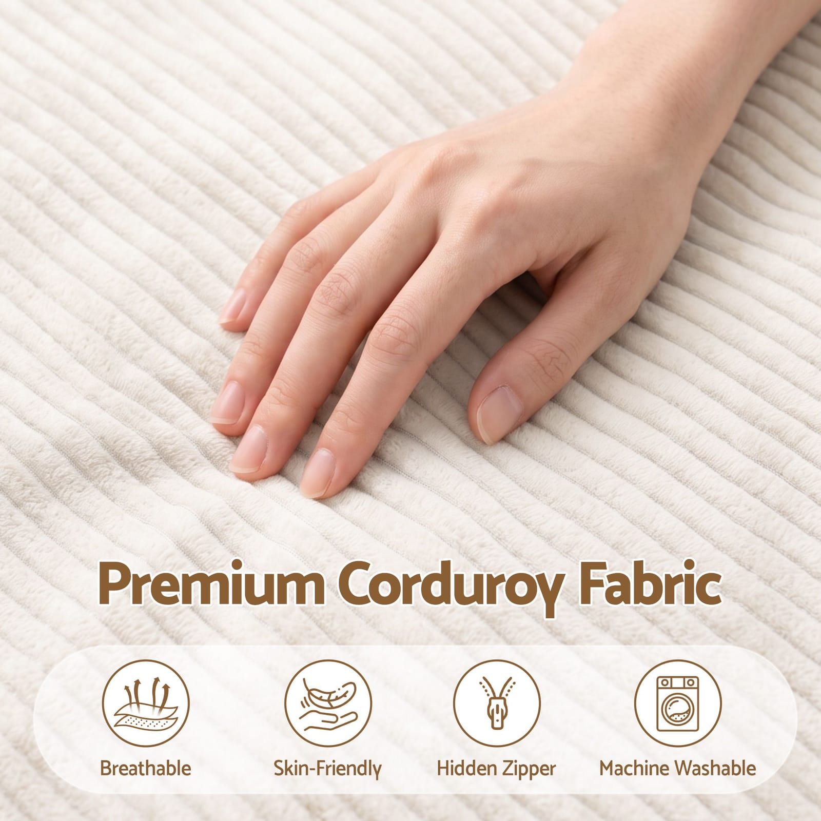 Bean Bag Cover Convertible 180x140cm
