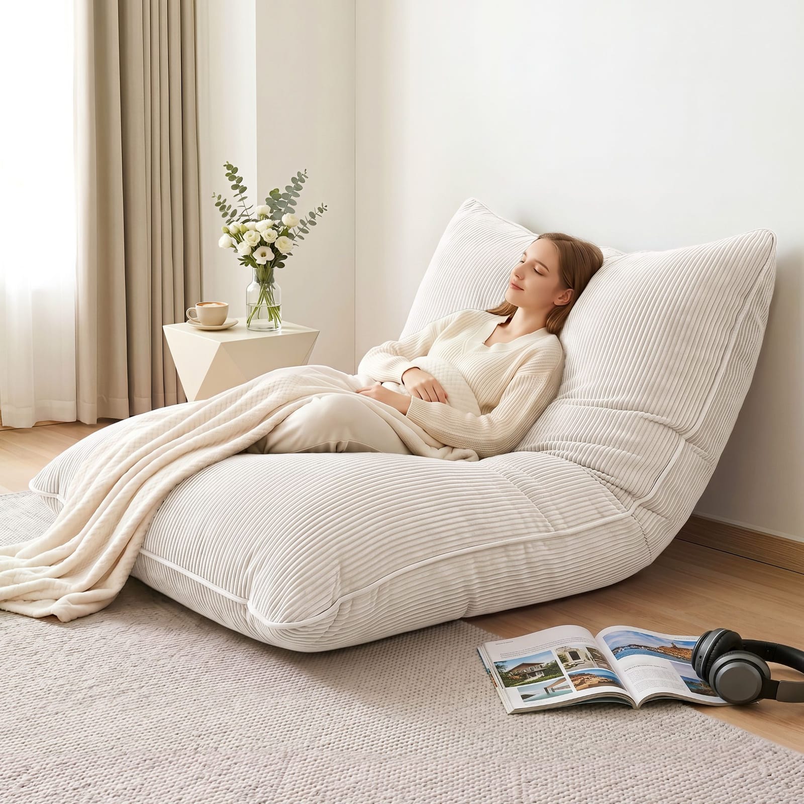 Bean Bag Cover Convertible 180x140cm