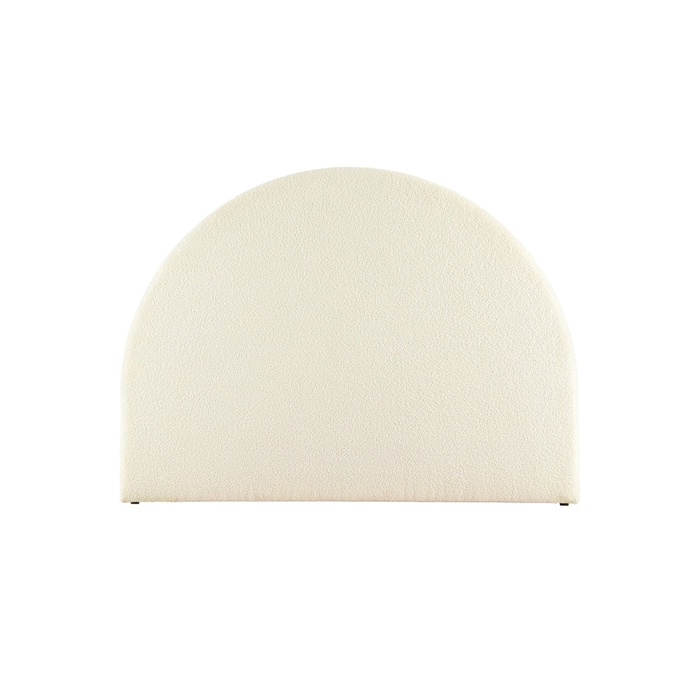 Double/Queen GREI White Bed Frame Boucle Headboard(Bedhead Only)