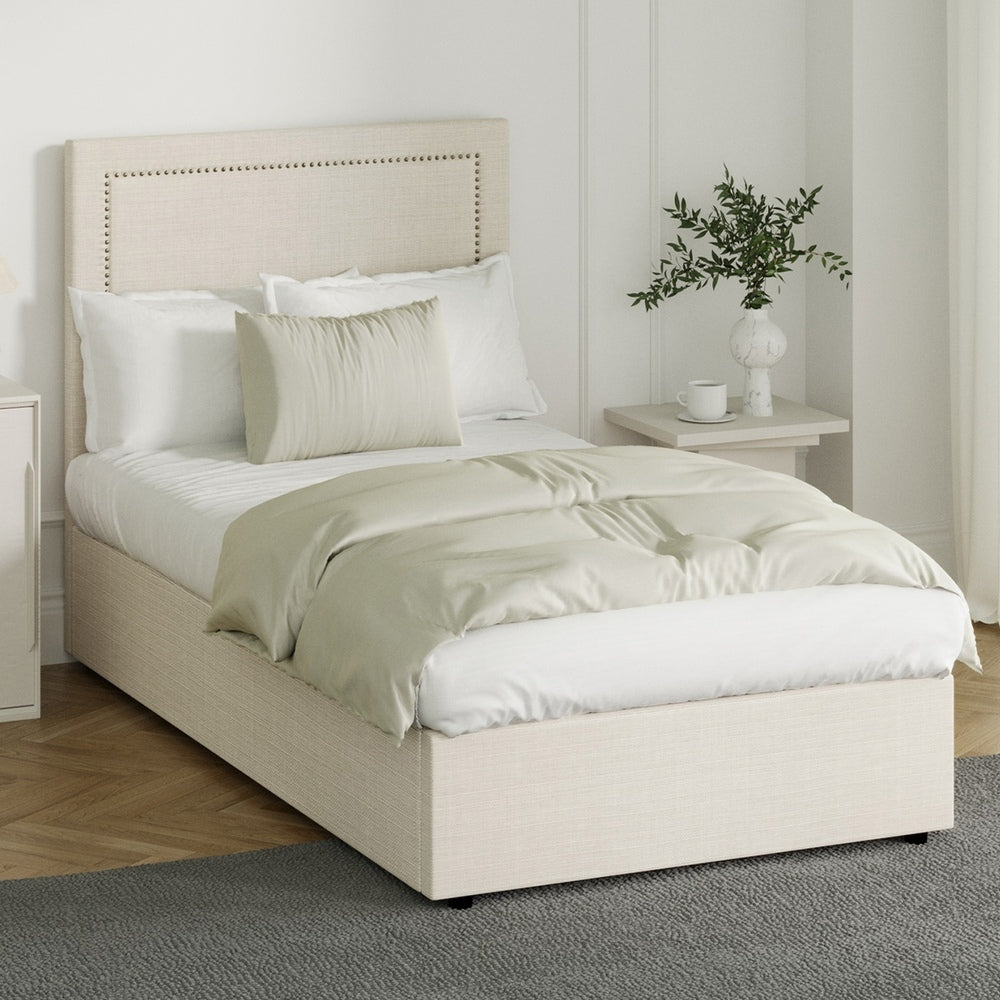 Comfortable Bed Frame With Gas Lift Storage Base