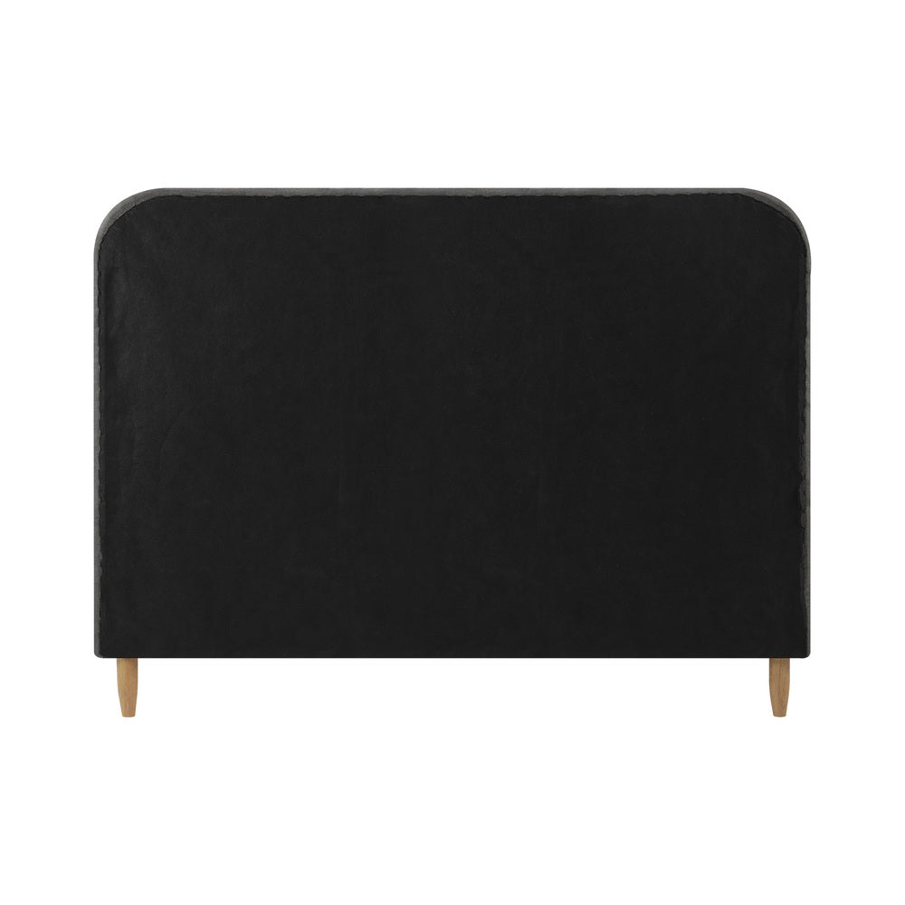 Bed Frame With Bonnell Spring Mattress And Grey Upholstered Base Single