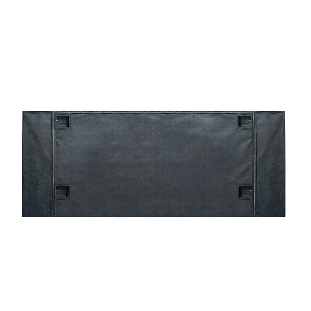 Bed Frame King Gas Lift Storage Oversized Headboard Velvet