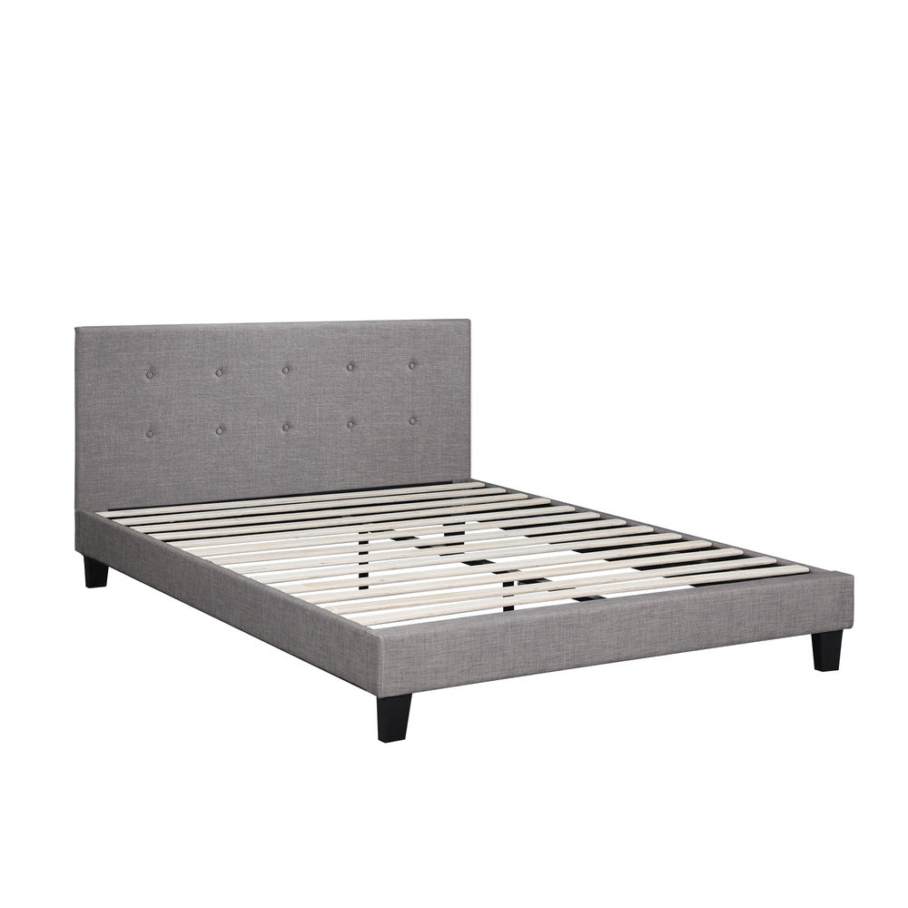 Stylish Fabric Wooden Bed Frame with Durable Design