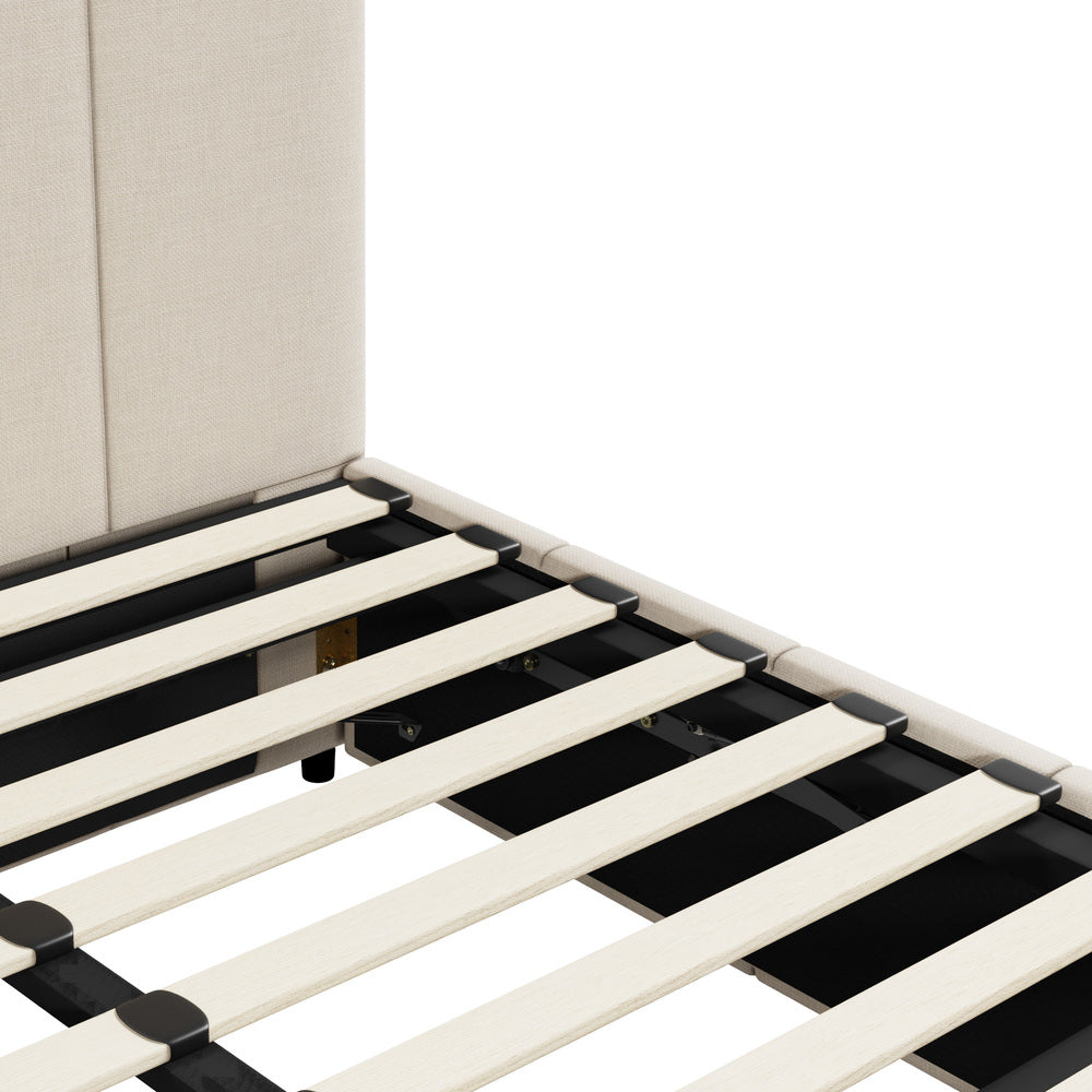 Built-In Storage Modern Gas Lift Bed Frame