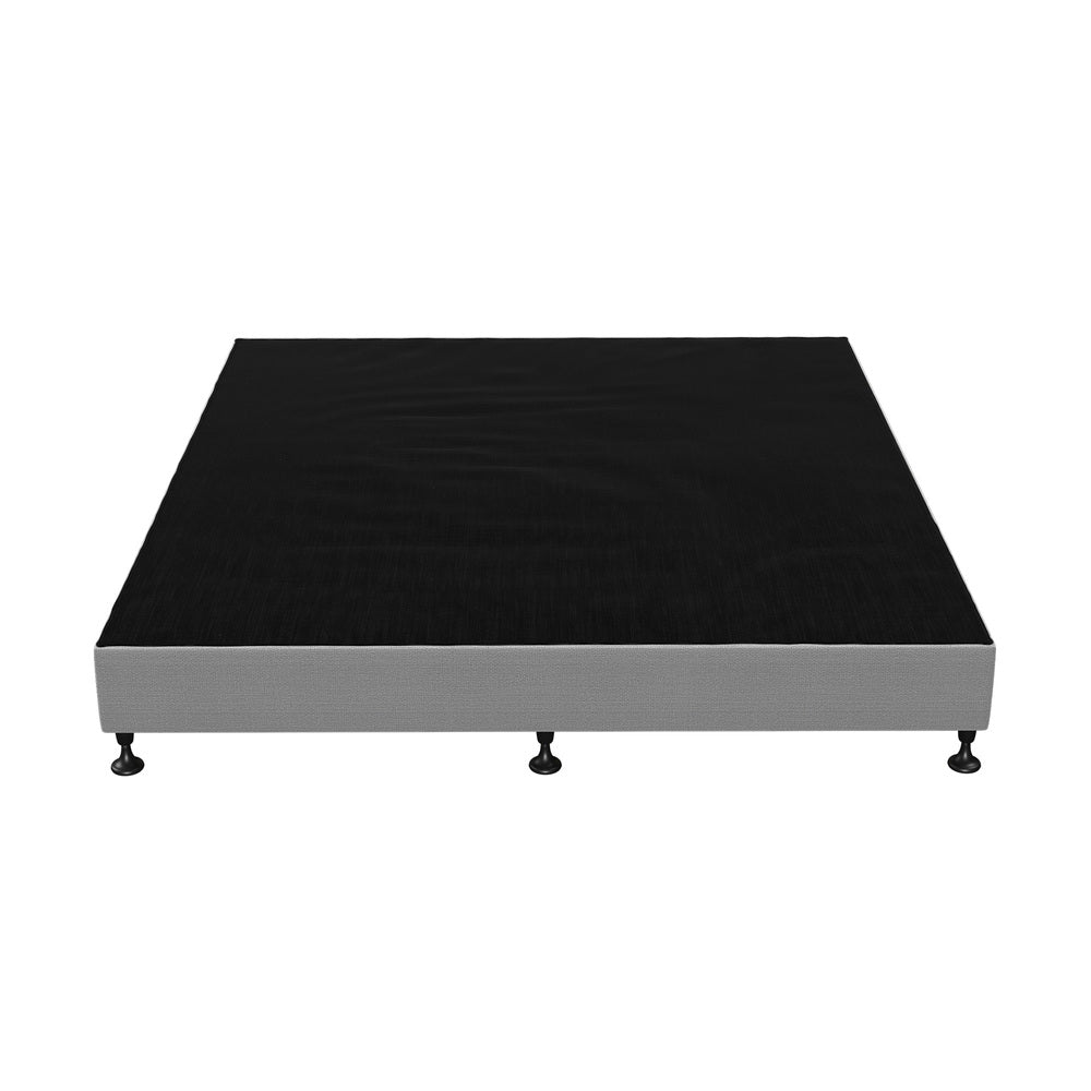 Fabric Upholstered Bed Frame with Sturdy Construction S/D/Q/K/KS