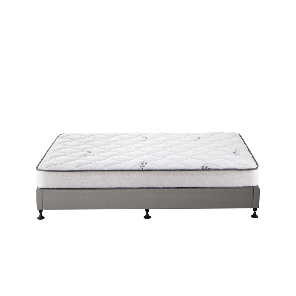 Upholstered Bed Frame with Mattress D/K/KS/S