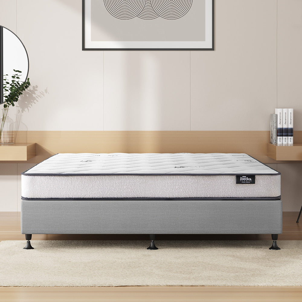 Upholstered Bed Frame with Mattress D/K/KS/S