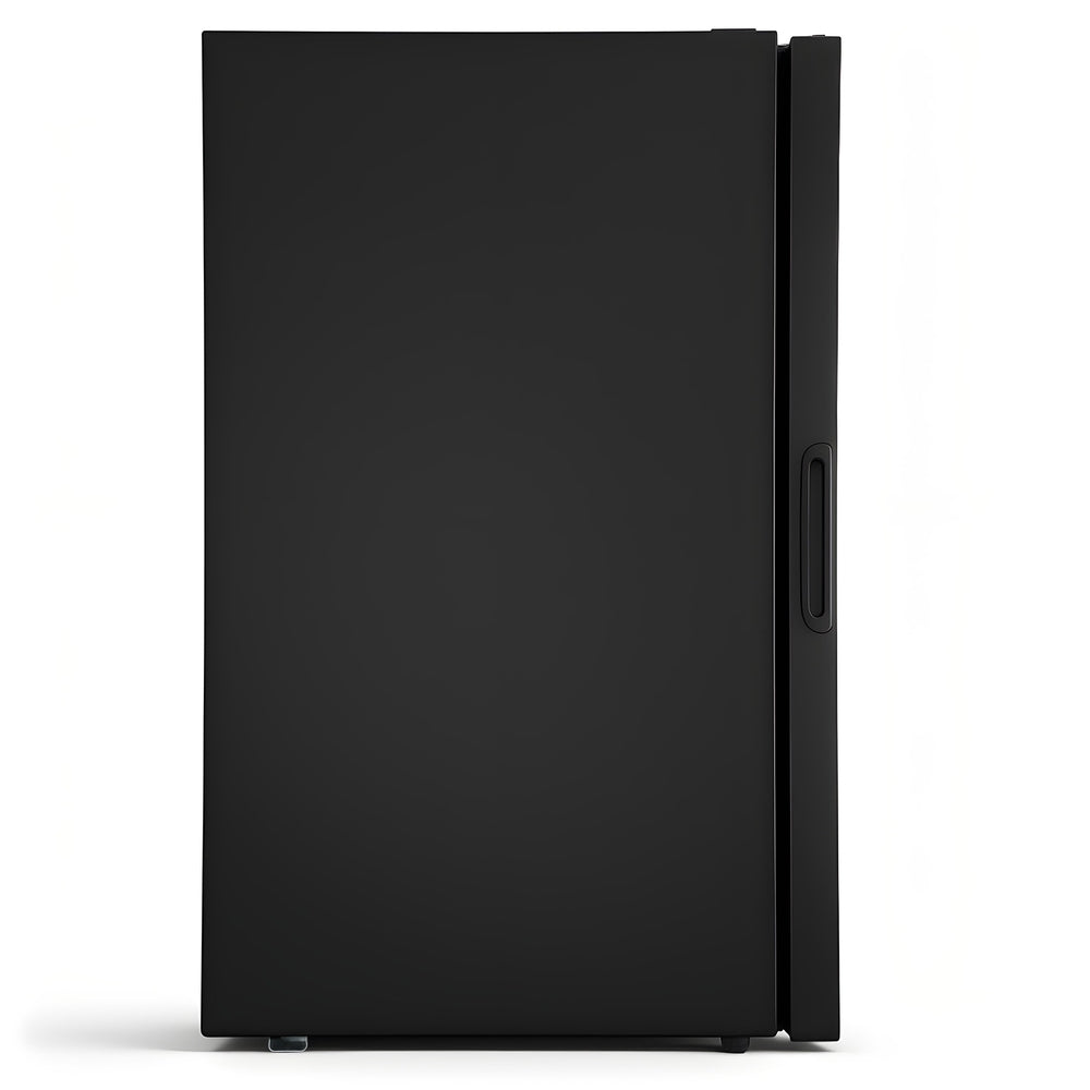 105L Bar Fridge Glass Door Mini Fridge Countertop Cooler Black King