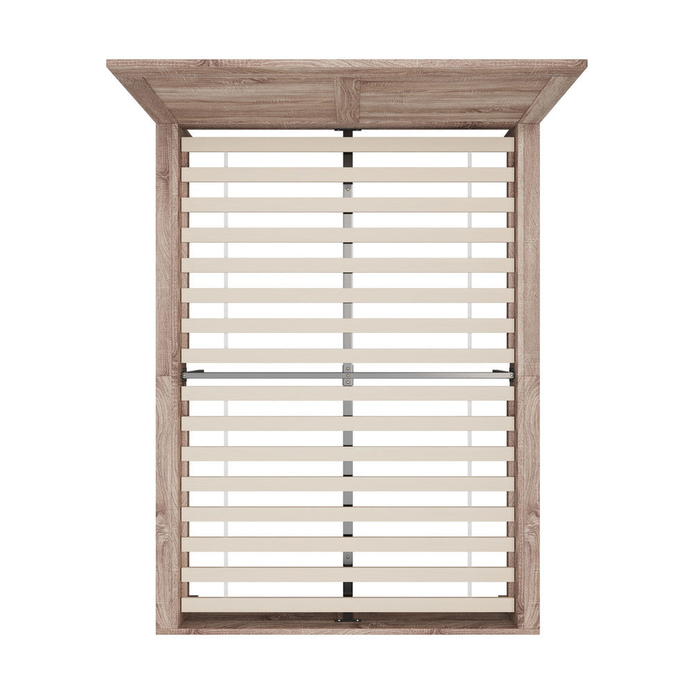 Wooden Bed Frame Contemporary Light Oak