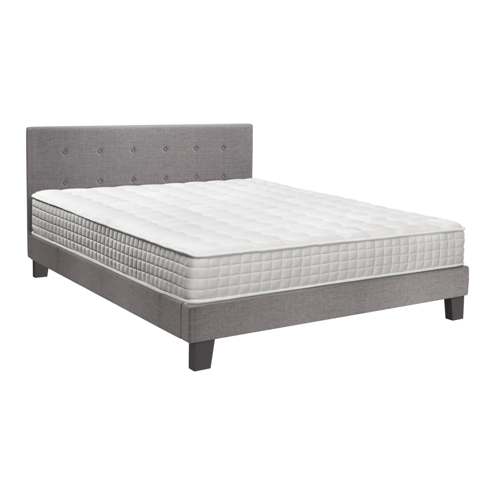 D/K/KS/Q/S Wooden Bed Frame Platform Base with Spring Mattress