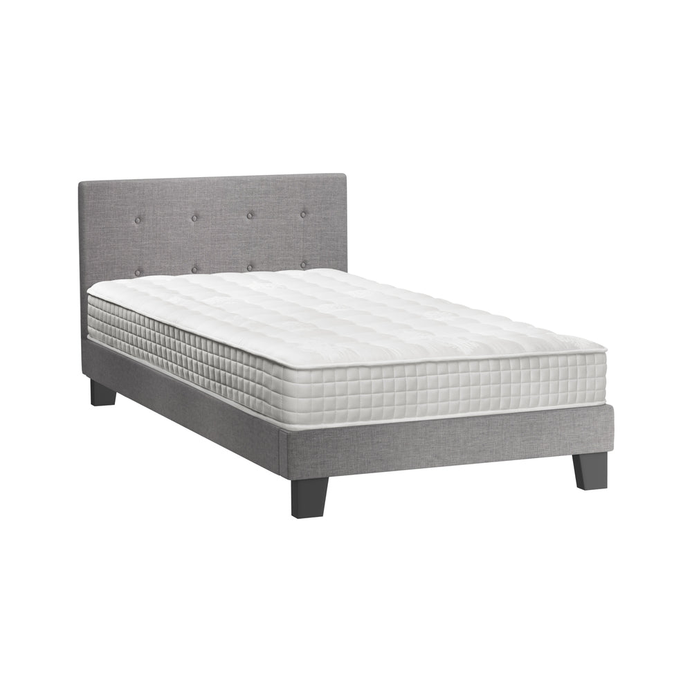 D/K/KS/Q/S Wooden Bed Frame Platform Base with Spring Mattress