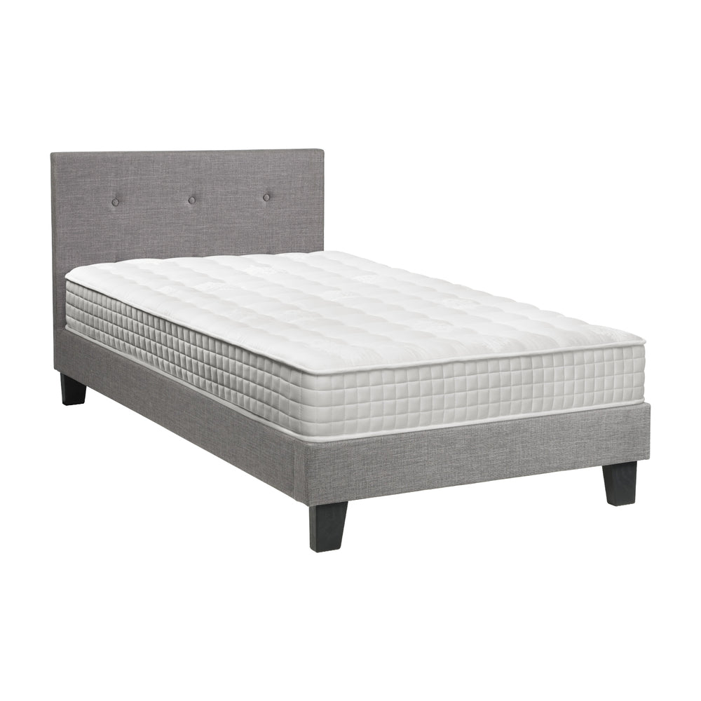 D/K/KS/Q/S Wooden Bed Frame Platform Base with Spring Mattress