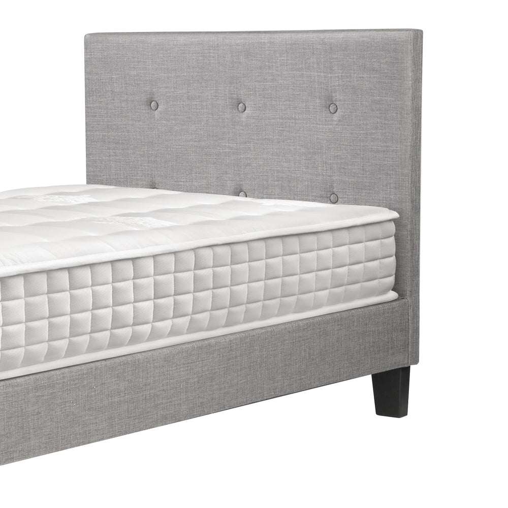 D/K/KS/Q/S Wooden Bed Frame Platform Base with Spring Mattress