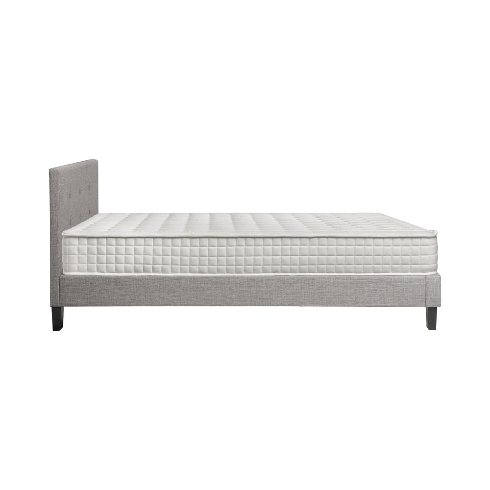 D/K/KS/Q/S Wooden Bed Frame Platform Base with Spring Mattress