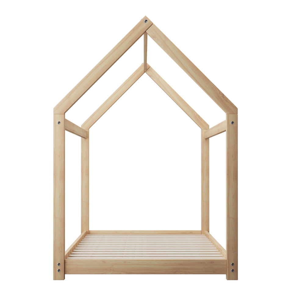 Kids Bed Frame Single Wooden Bedframe Mattress Base Timber Platform