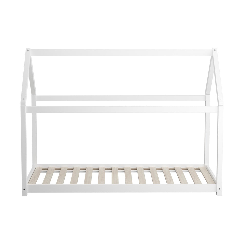 Kids Bed Frame With Single Mattress Set House Style