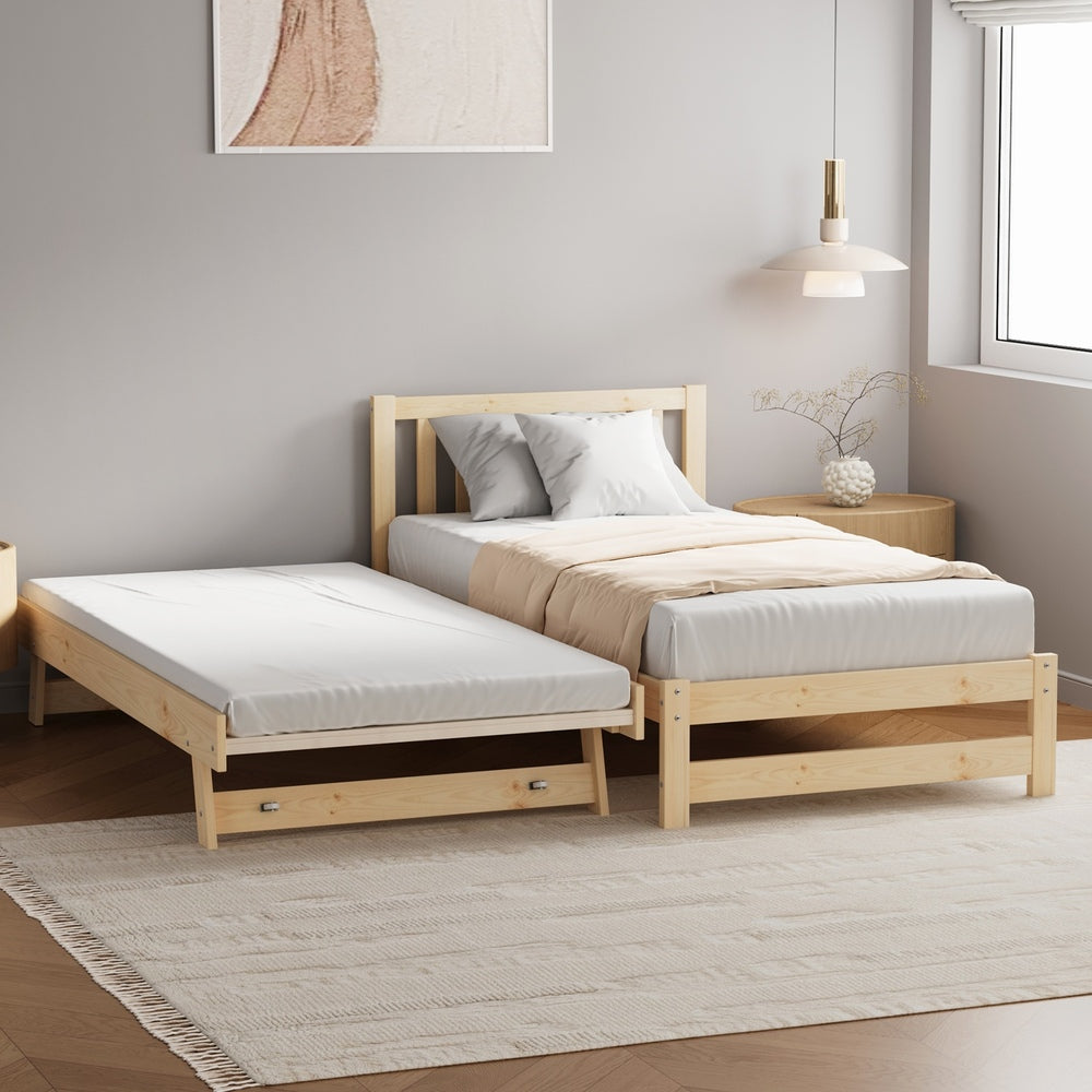 Timber Trundle Kids Bed