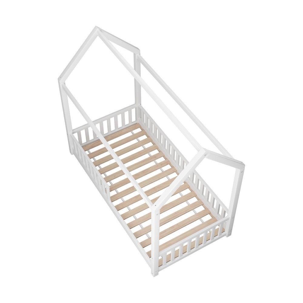 Wooden Bed Frame Kids Single House Style