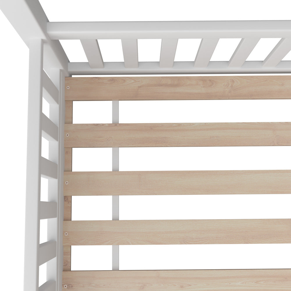 Wooden Bed Frame Kids Single House Style