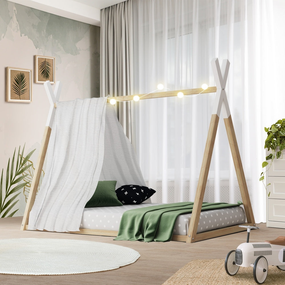 Teepee House Kids Bed Frame