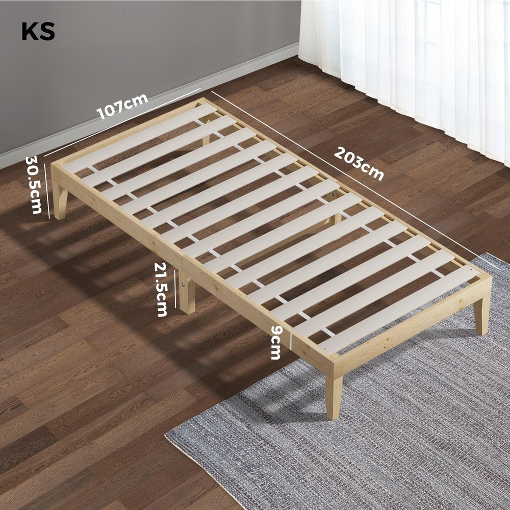 Bed Frame Wooden Timber Platform Furniture