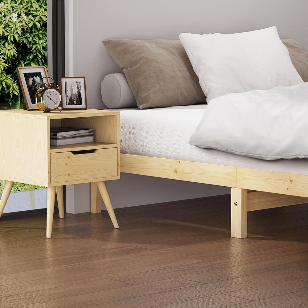 Bed Frame Wooden Timber Platform Furniture