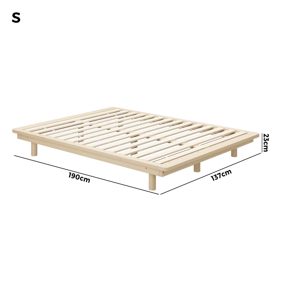 Bed Frame Wooden Bed Base Timber Platform