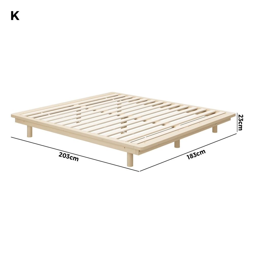 Bed Frame Wooden Bed Base Timber Platform
