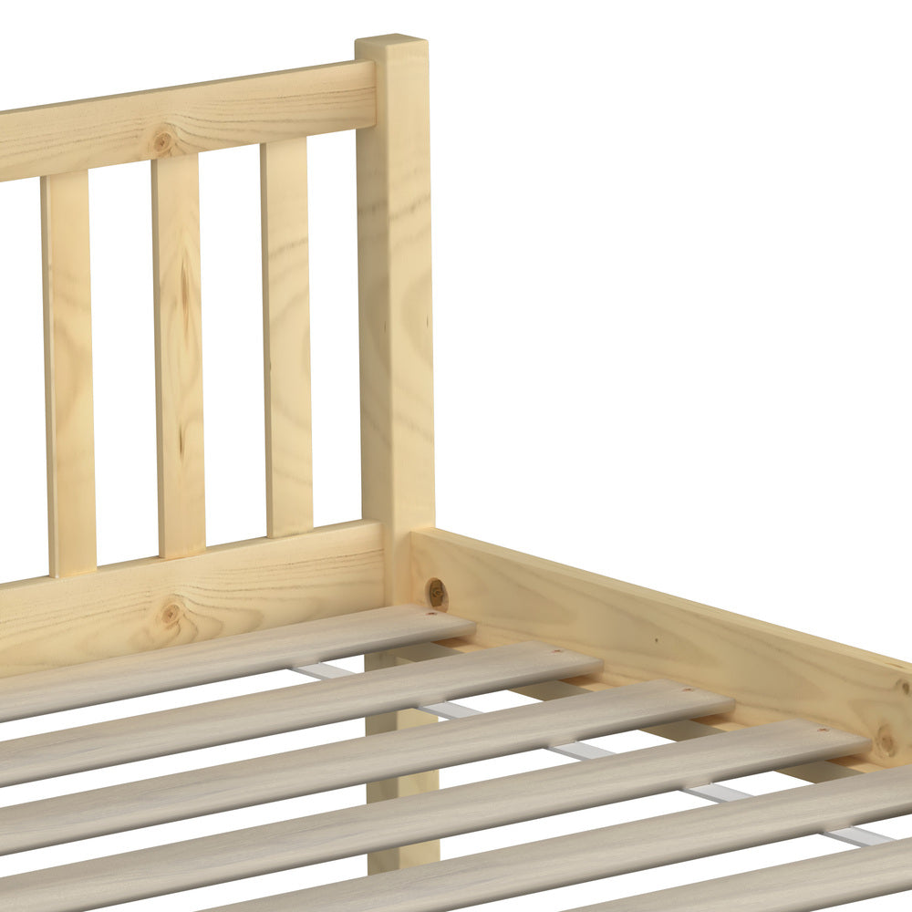 Wooden Bed Frame King Single/Queen/Single with Headboard