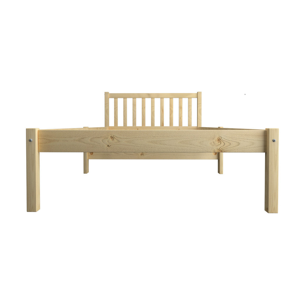 Wooden Bed Frame King Single/Queen/Single with Headboard