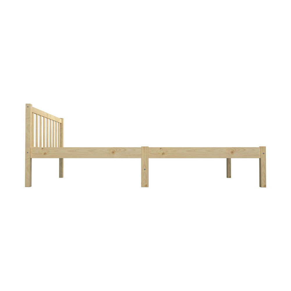 Wooden Bed Frame King Single/Queen/Single with Headboard