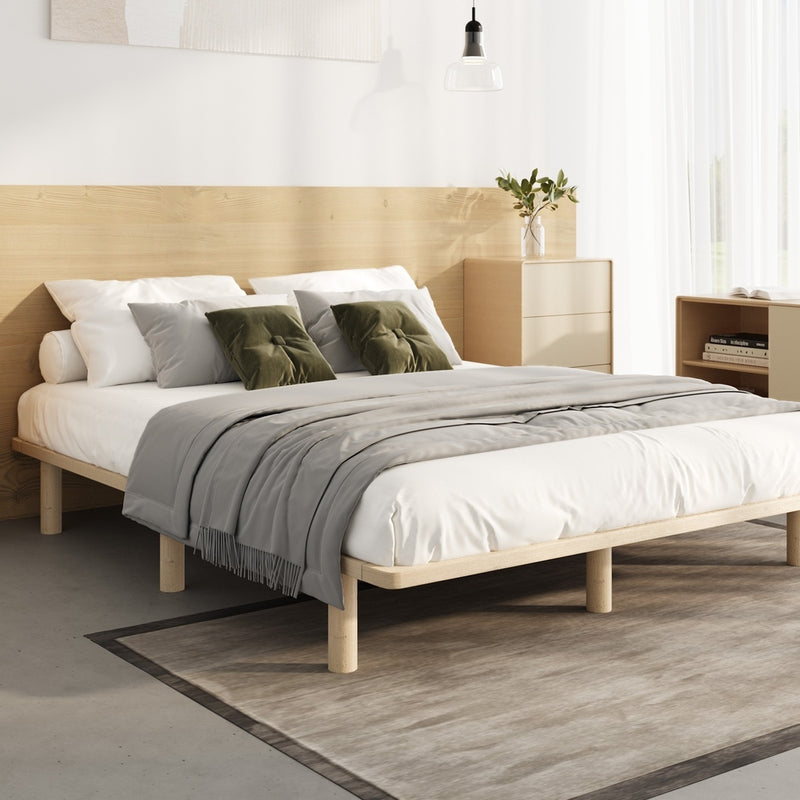 Bed Frame Double/Queen/Single/King Size Wooden Bed Base | Double - photo 41