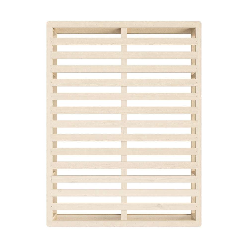 King Single Wooden Bed Frame Cage-like Base