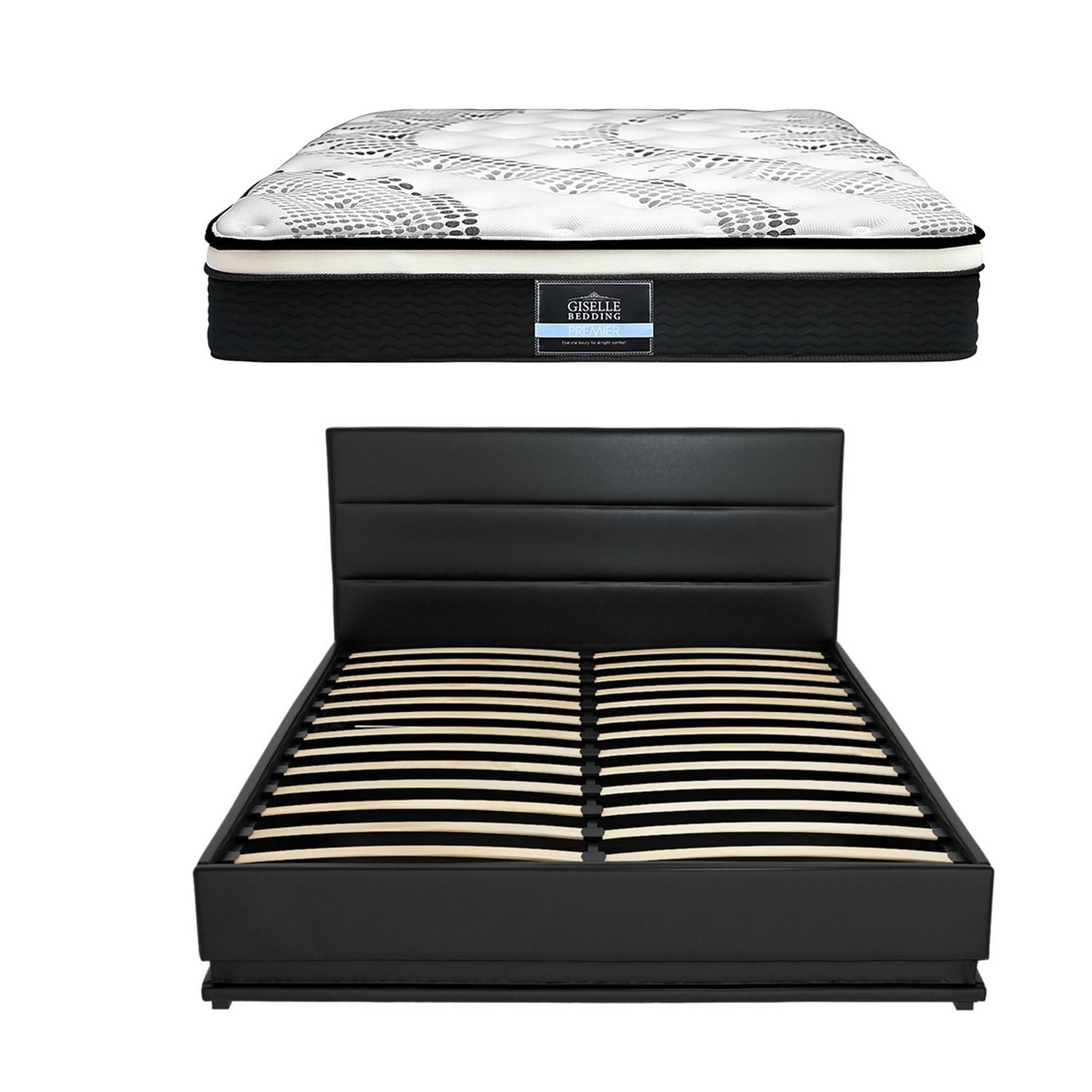 Queen Bed Frame With Led Lights 190x137cm
