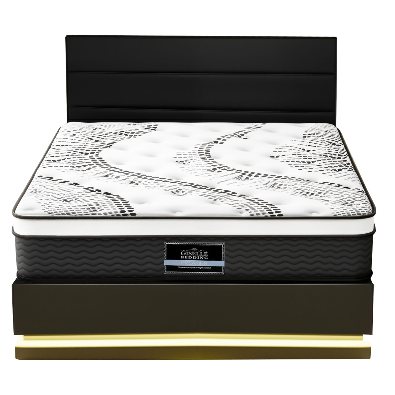 Queen Bed Frame With Led Lights 190x137cm