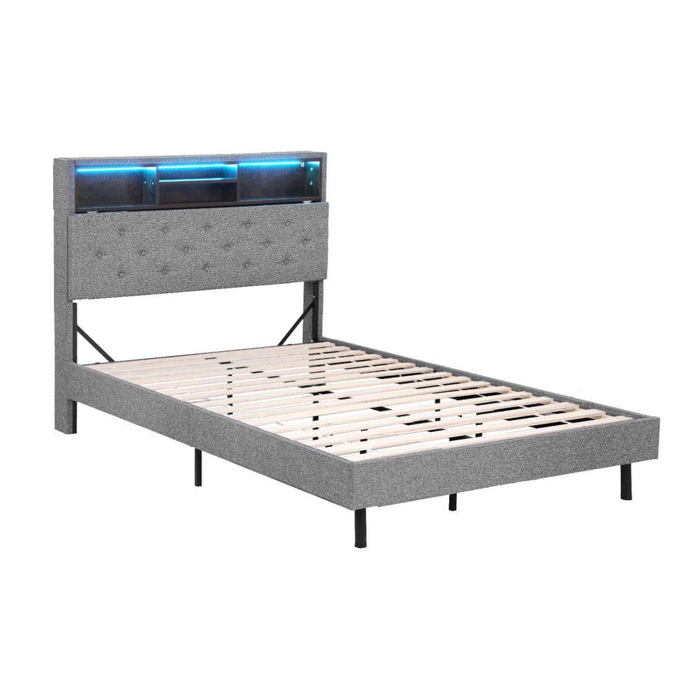 King Single Bed Frame With Storage 107x203cm
