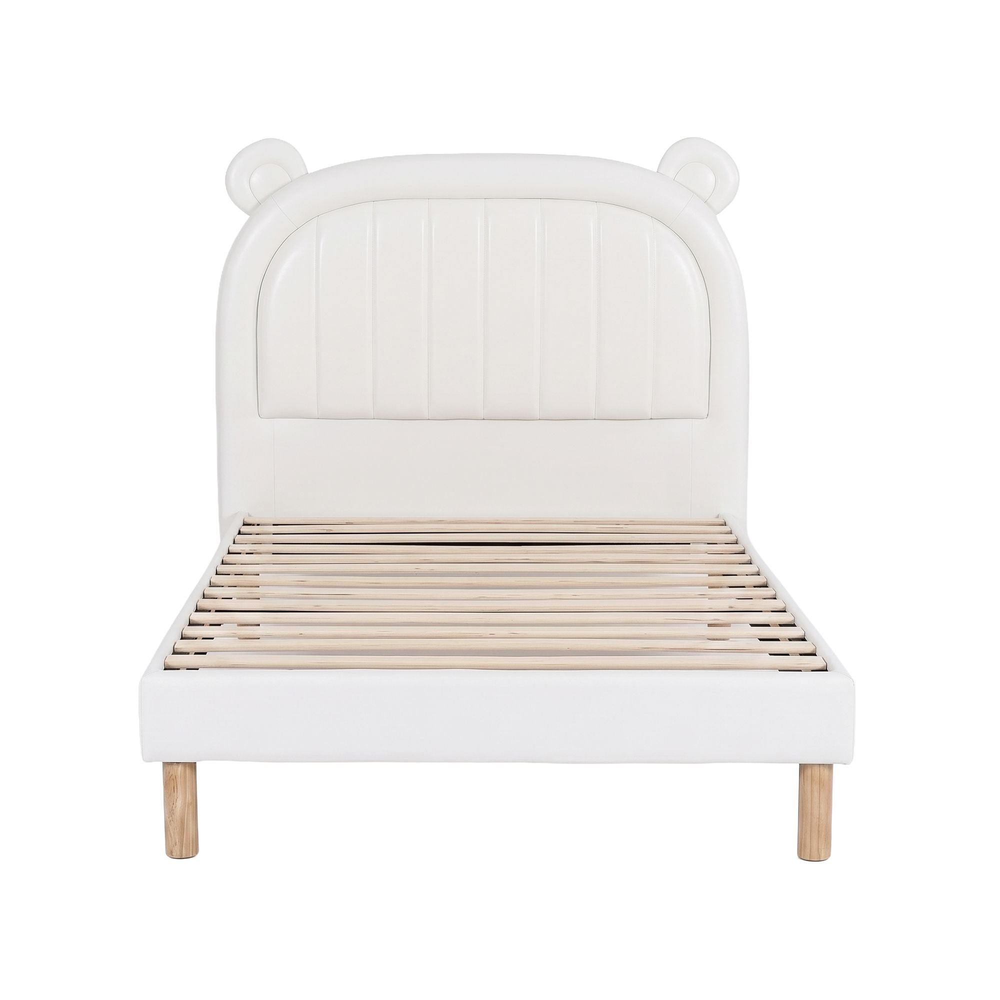 Kids King Single Bed Bear Ears Headboard | Simpledeals