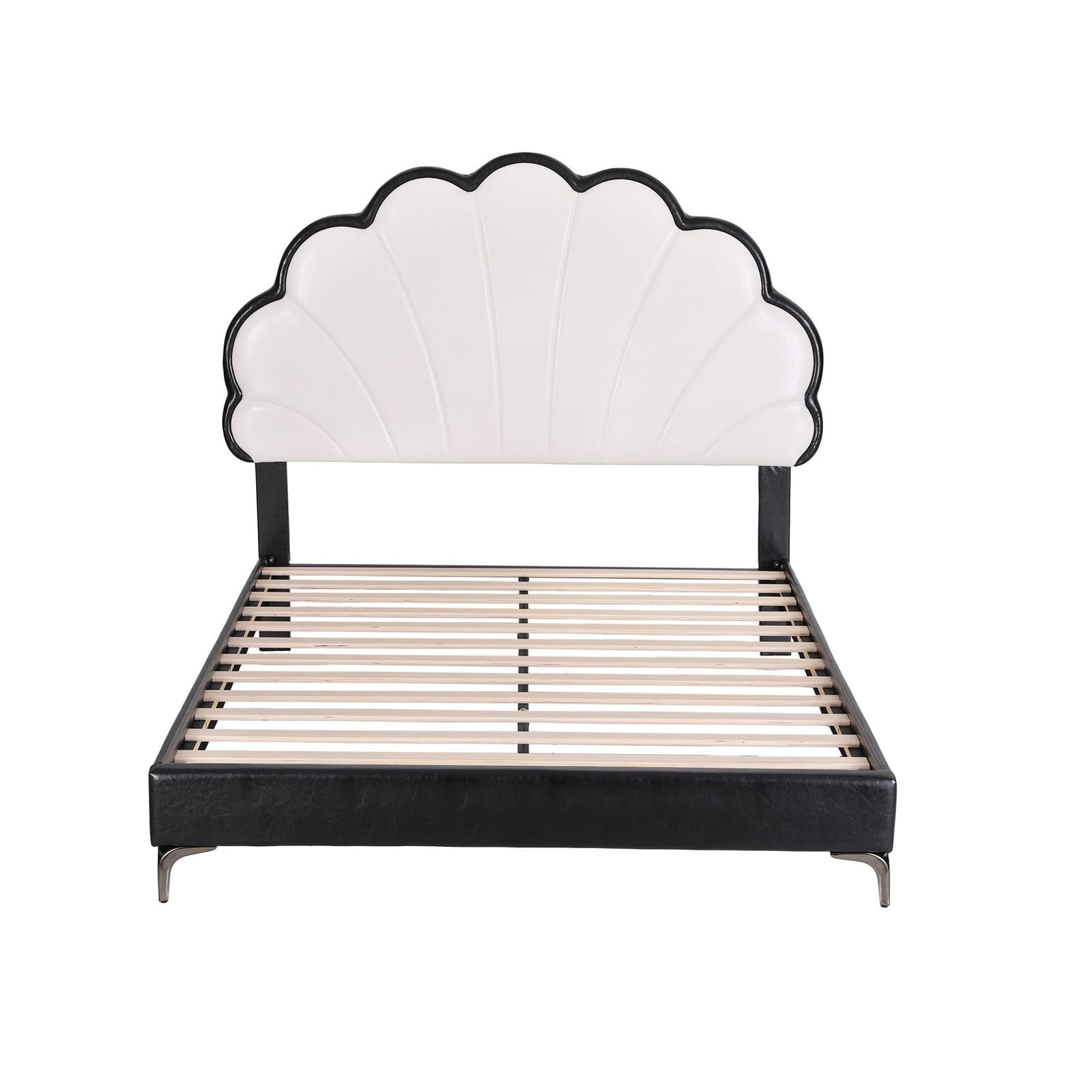 Double Bed Frame Adjustable Headboard 201x144cm