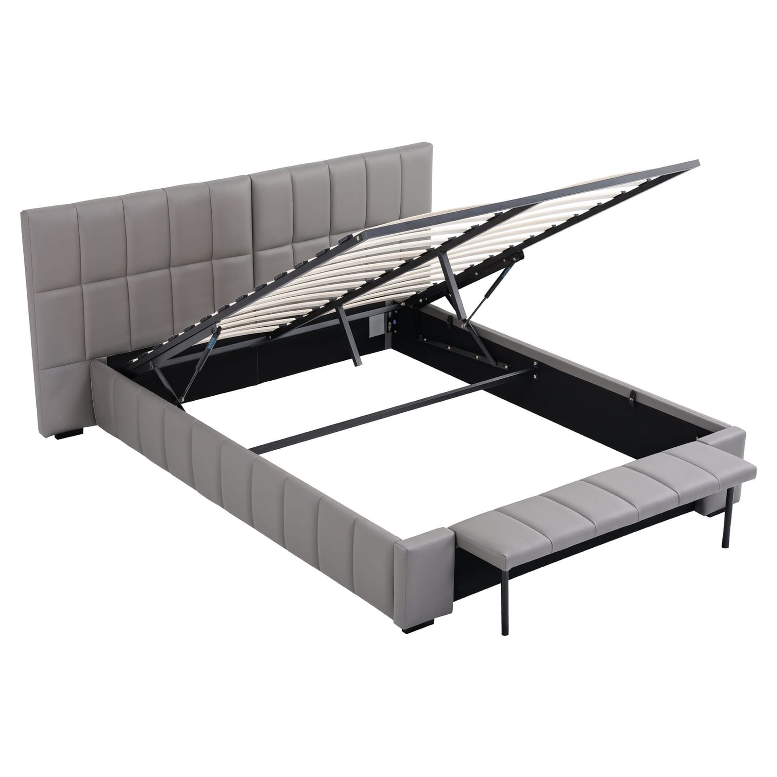 Queen Gas Lift Bed Frame 13x2cm