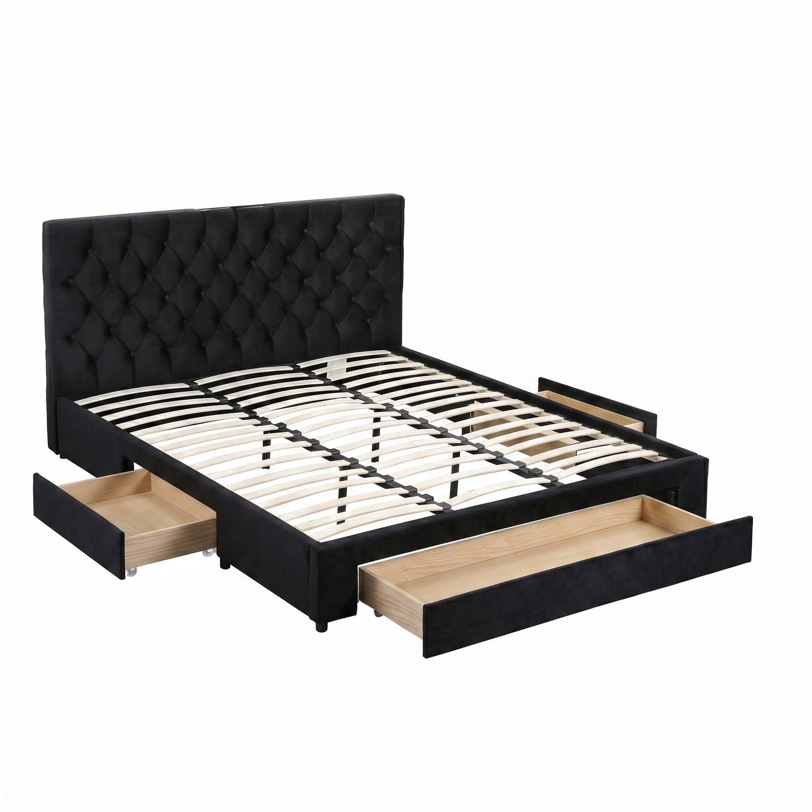 King Bed Frame Storage 2x3cm