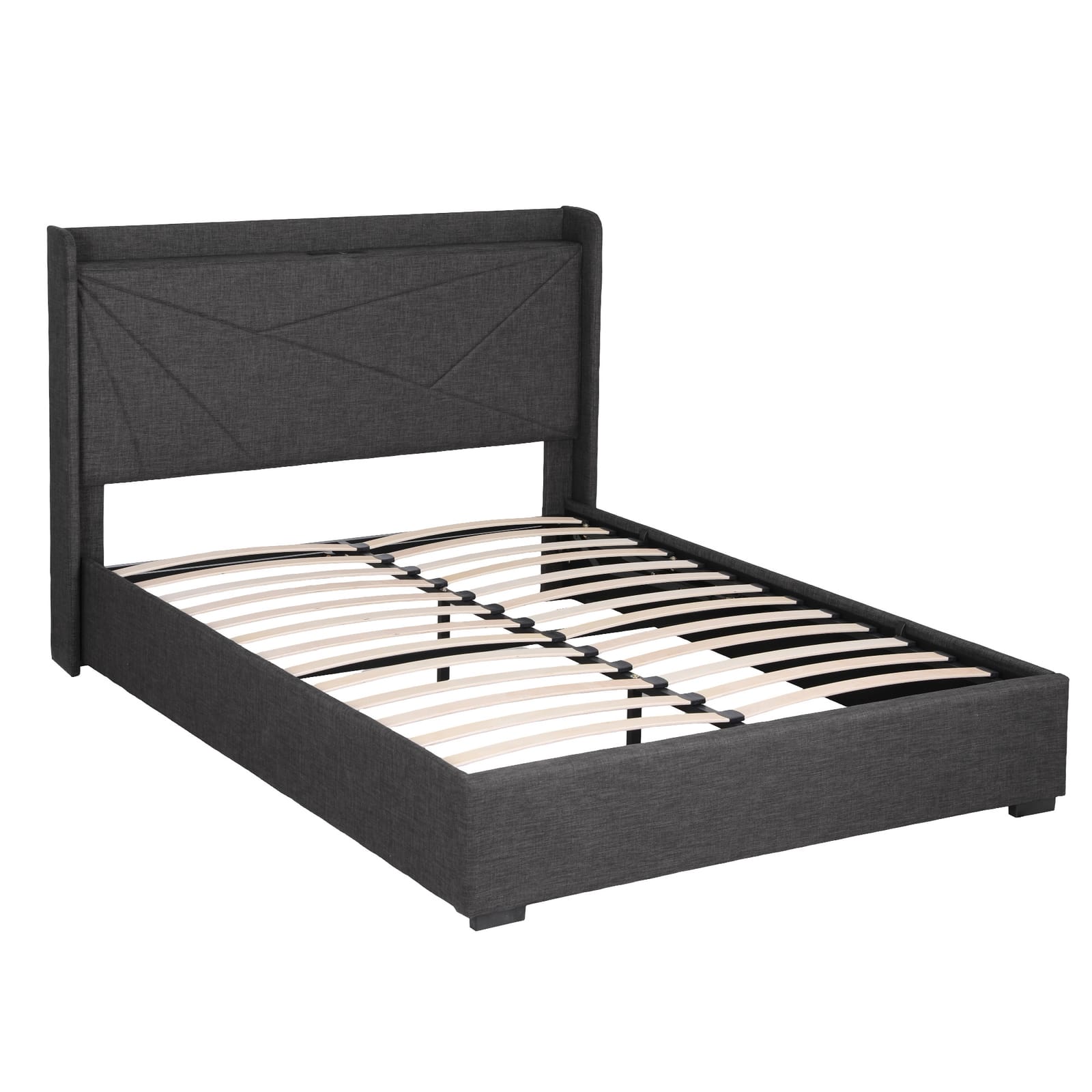 Double Bed Frame Storage 2x3cm