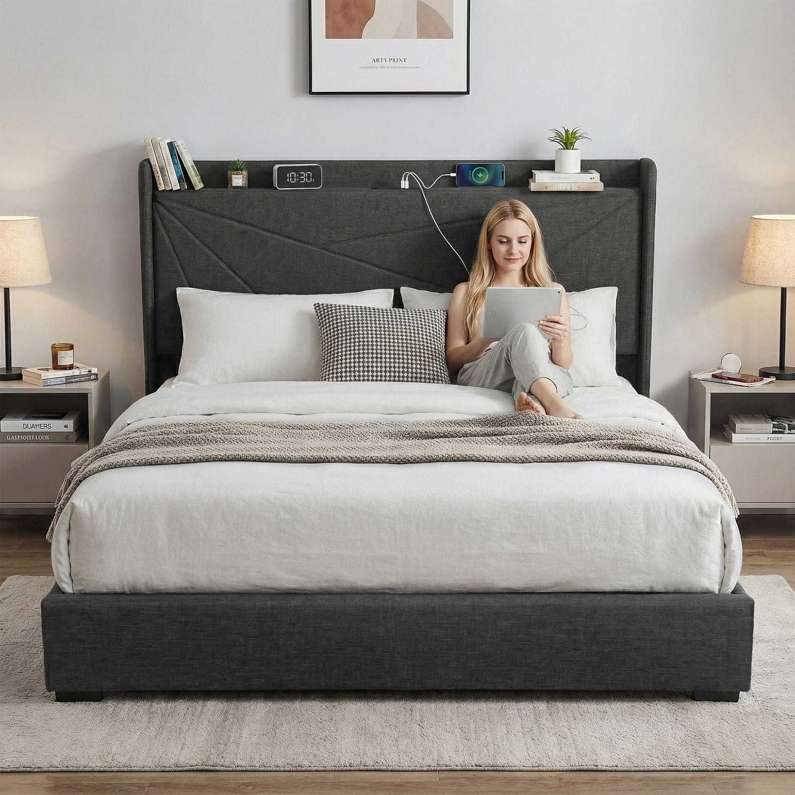 King Bed Frame Storage