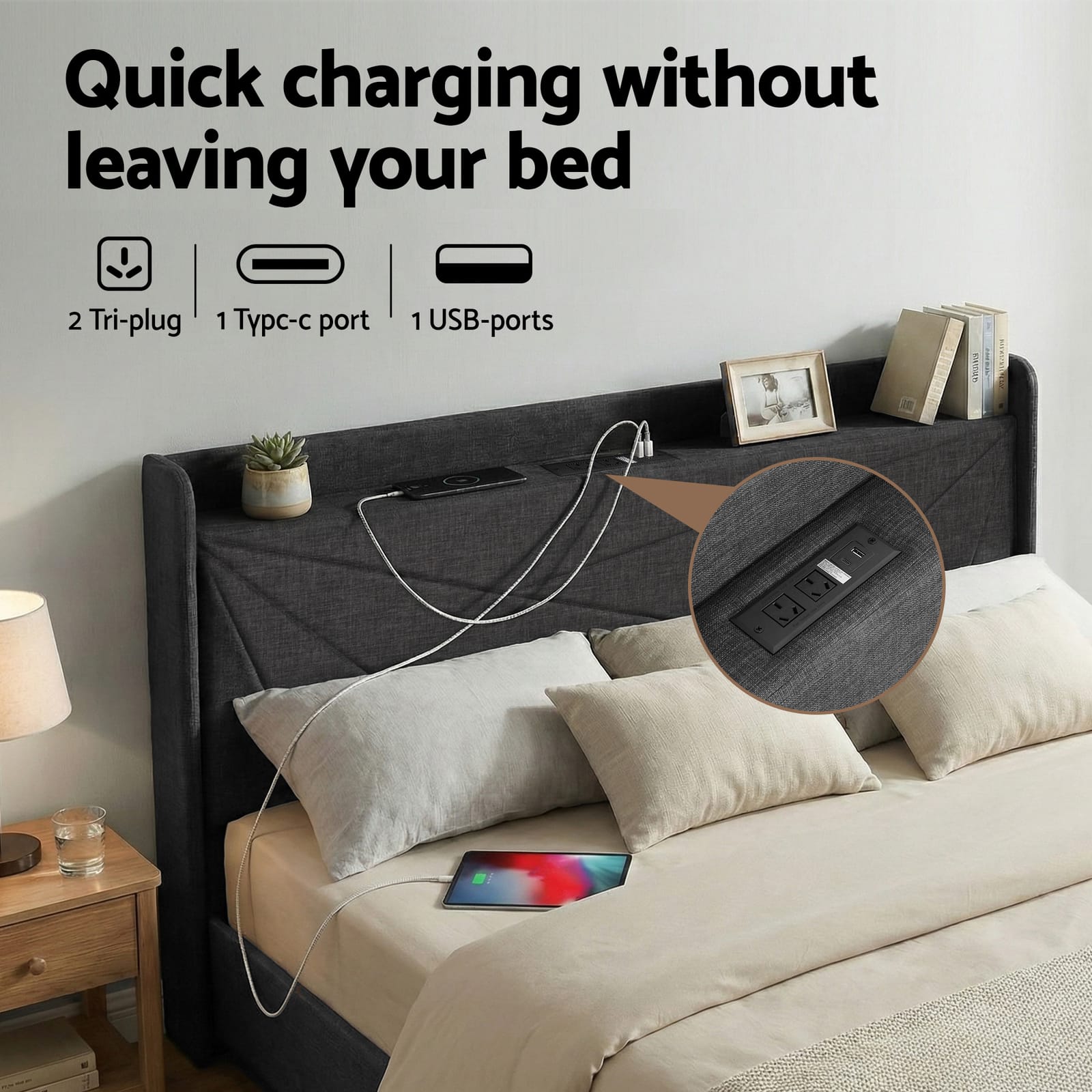 King Bed Frame Storage